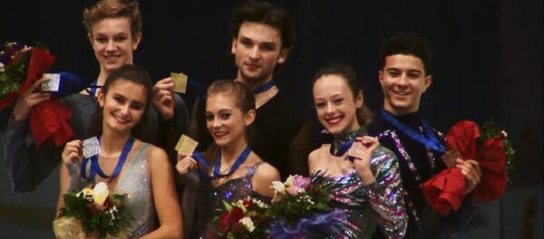 გიორგი რევია და მარია კაზაკოვა გიორგი რევია და მარია კაზაკოვა - Sputnik საქართველო