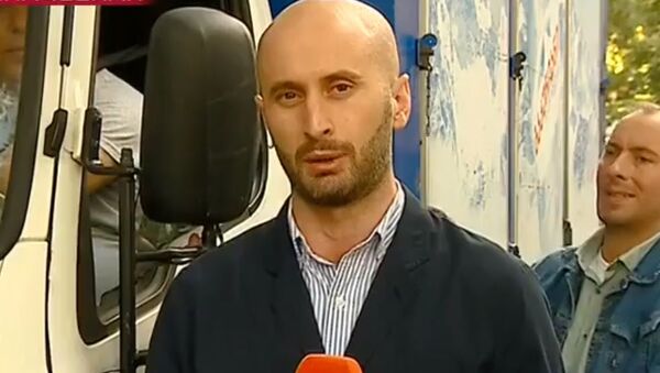 კურიერის ჟურნალისტი ჩართვაზე - Sputnik საქართველო