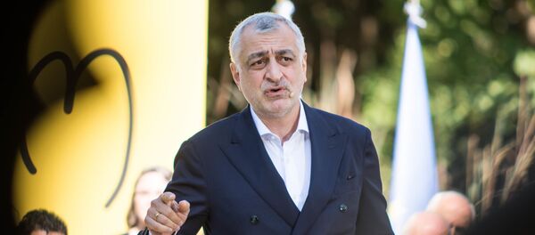 Мамука Хазарадзе представляет общественности своих сторонников - Sputnik Грузия