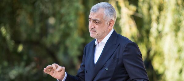 Мамука Хазарадзе представляет общественности своих сторонников - Sputnik Грузия