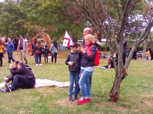 Про хинкали не забыли! - как отметили Тбилисоба в Нью-Йорке - Sputnik Грузия