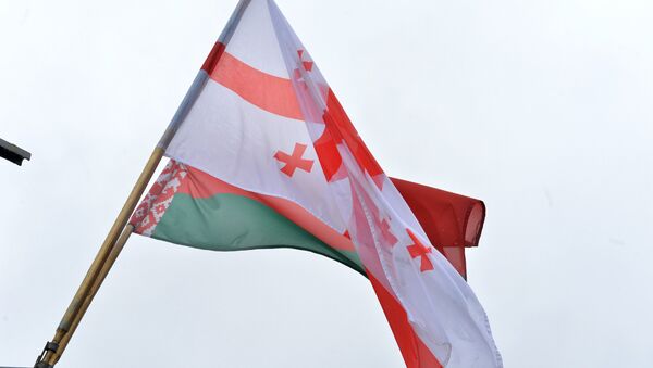 Флаги Грузии и Беларуси - Sputnik Грузия