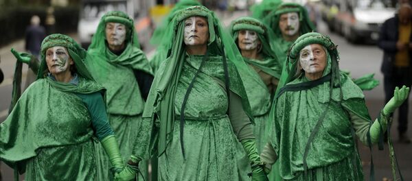 Протесты экоактивистов в Лондоне - Sputnik Грузия