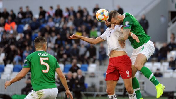 Матч между сборными Грузии и Ирландии по футболу - Sputnik Грузия