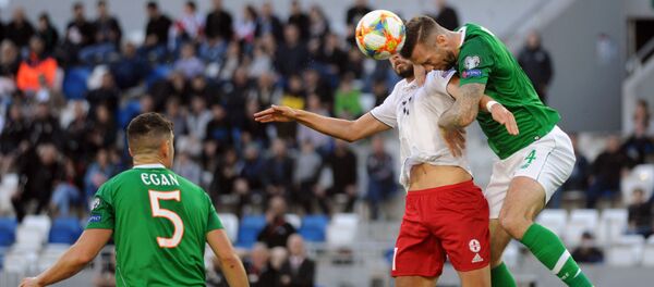 Матч между сборными Грузии и Ирландии по футболу - Sputnik Грузия