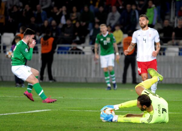 საქართველო-ირლანდიის მატჩი ფრედ დასრულდა - 0:0 საქართველო-ირლანდიის მატჩი ფრედ დასრულდა - 0:0 - Sputnik საქართველო