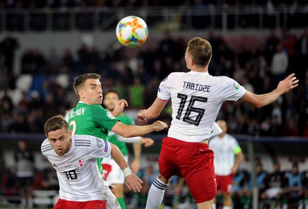 საქართველო-ირლანდიის მატჩი ფრედ დასრულდა - 0:0 საქართველო-ირლანდიის მატჩი ფრედ დასრულდა - 0:0 - Sputnik საქართველო