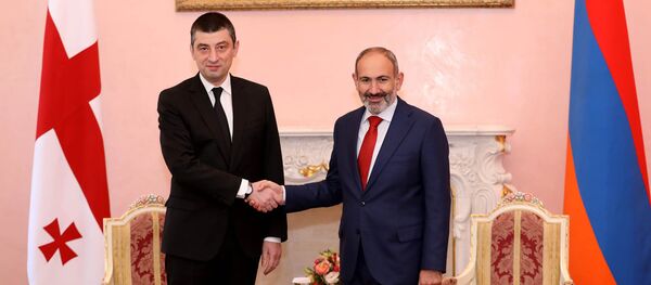 გიორგი გახარია და ნიკოლ ფაშინიანი გიორგი გახარია და ნიკოლ ფაშინიანი - Sputnik საქართველო