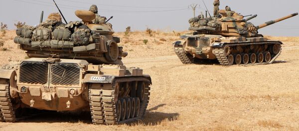 თურქი ჯარისკაცები ამერიკული ტანკებით თურქი ჯარისკაცები ამერიკული ტანკებით - Sputnik საქართველო