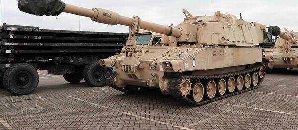 НАТО наращивает силы в Европе: военная техника прибыла в порт Флиссинген НАТО наращивает силы в Европе: военная техника прибыла в порт Флиссинген - Sputnik Грузия