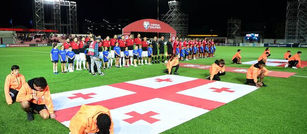 Матч сборных Грузии и Гибралтара по футболу Матч сборных Грузии и Гибралтара по футболу - Sputnik Грузия