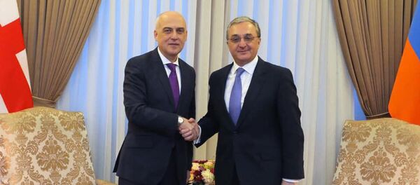 დავით ზალკალიანი და ზოჰრაბ მნაცაკიანი დავით ზალკალიანი და ზოჰრაბ მნაცაკიანი - Sputnik საქართველო