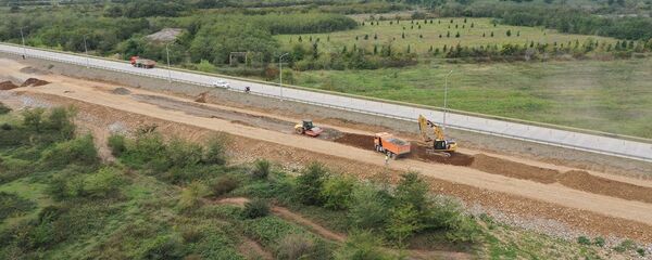 მშენებლობა გზებზე მშენებლობა გზებზე - Sputnik საქართველო