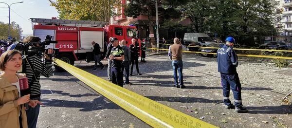 Взрыв газа в жилом доме на проспекте Гурамишвили в столице Грузии Взрыв газа в жилом доме на проспекте Гурамишвили в столице Грузии - Sputnik Грузия