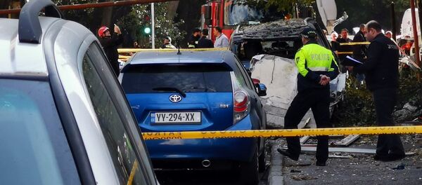 აფეთქება გურამიშვილის გაზმირზე აფეთქება გურამიშვილის გაზმირზე - Sputnik საქართველო