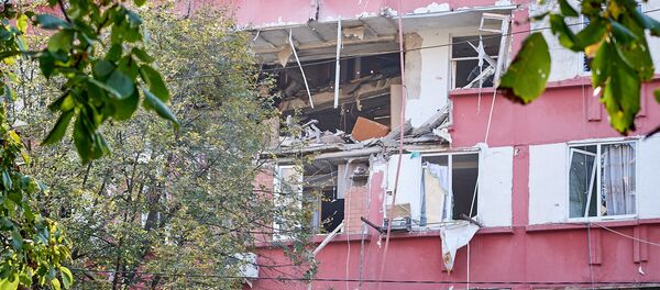 Страшные последствия взрыва бытового газа в квартире многоэтажного жилого дома на проспекте Гурамишвили - Sputnik Грузия