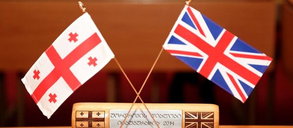 საქართველოს და დიდი ბრიტანეთის დროშები საქართველოს და დიდი ბრიტანეთის დროშები - Sputnik საქართველო