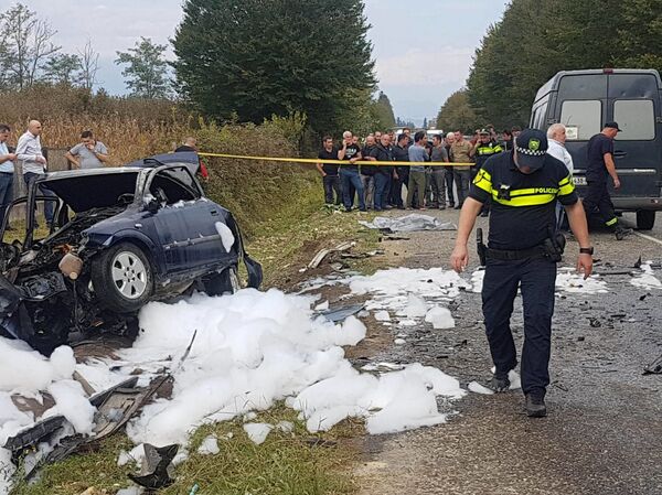 ერთი დაღუპული და სამი დაშავებული – სამეგრელოში ავტომანქანა დაიწვა - Sputnik საქართველო