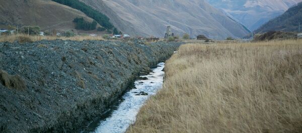 სადრენაჟო სისტემის რეაბილიტაცია ყაზბეგში სადრენაჟო სისტემის რეაბილიტაცია ყაზბეგში - Sputnik საქართველო