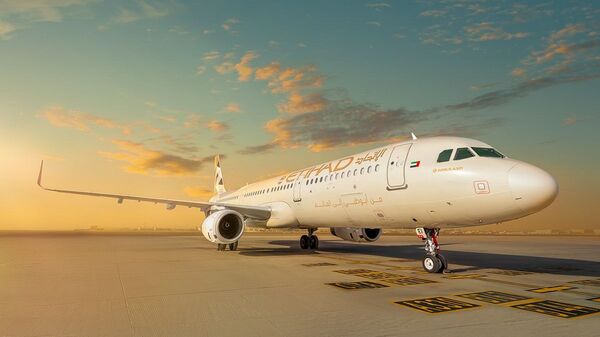 ავიაკომპანია Etihad Airways-ის თვითმფრინავი - Sputnik საქართველო