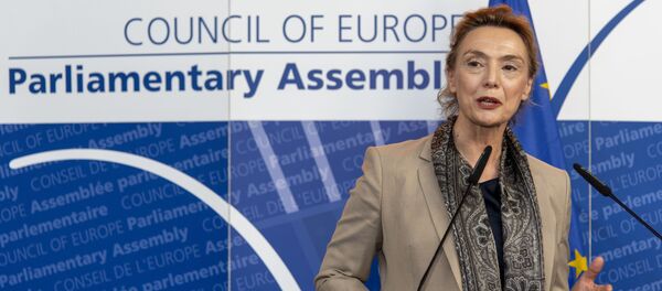 Новый генеральный секретарь Совета Европы вице-премьер, министр иностранных и европейских дел Хорватии Мария Пейчинович-Бурич Новый генеральный секретарь Совета Европы вице-премьер, министр иностранных и европейских дел Хорватии Мария Пейчинович-Бурич - Sputnik Грузия