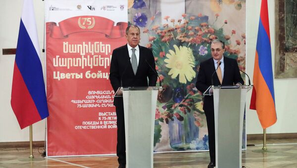 Прямая трансляция - пресс-конференция министров иностранных дел России и Армении - Sputnik Грузия