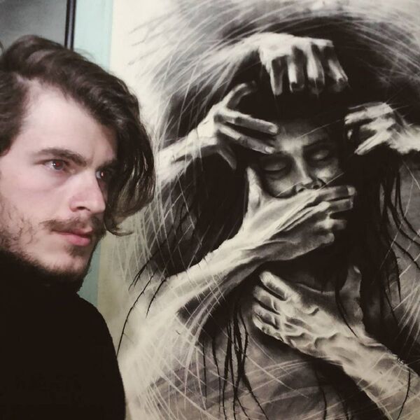 იატაკიდან ამოჩრილი ლურსმანი, როგორც შთაგონების წყარო: დავით ქარდავას აირწინაღიანი სამყარო იატაკიდან ამოჩრილი ლურსმანი, როგორც შთაგონების წყარო: დავით ქარდავას აირწინაღიანი სამყარო - Sputnik საქართველო