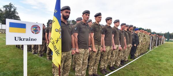 Военнослужащие армии Украины во время учения Rapid Trident-2019 - Sputnik Грузия