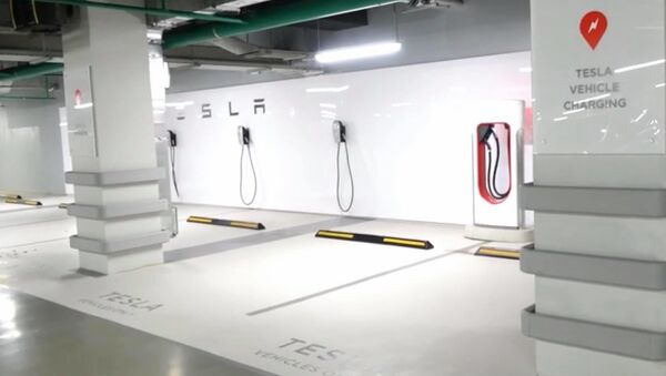 Зарядные станции Tesla появились в Нур-Султане - Sputnik Грузия
