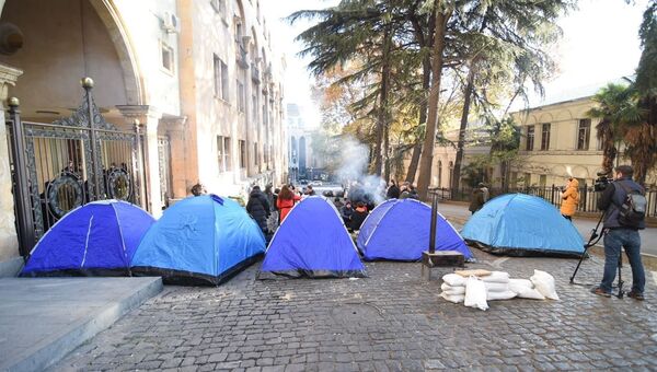 Каладзе назвал события у парламента дешевым перформансом Нацдвижения - Sputnik Грузия