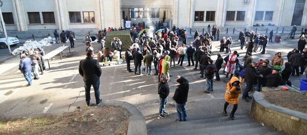 აქცია პარლამენტთან - Sputnik საქართველო