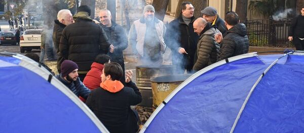 აქცია პარლამენტის წინ - Sputnik საქართველო