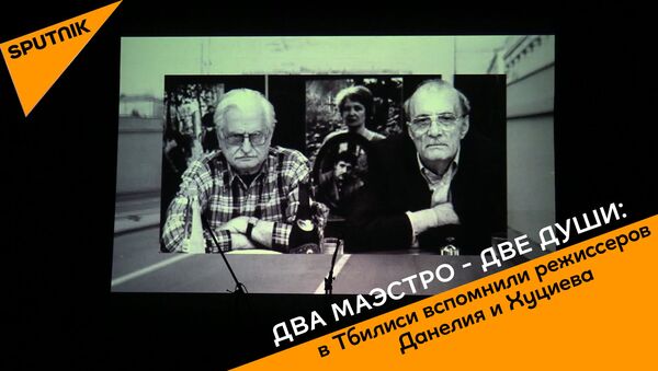 Два маэстро - две души: в столице Грузии вспомнили режиссеров Данелия и Хуциева - Sputnik Грузия