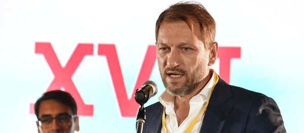 Заместитель главного редактора - директор объединенной дирекции мультимедийных центров информационного агентства и радио Sputnik Андрей Благодыренко - Sputnik Грузия