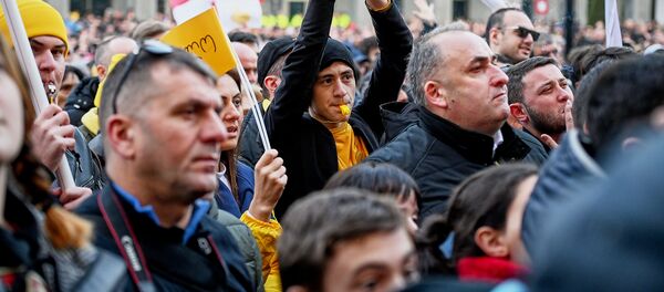 აქცია პარლამენტთან - Sputnik საქართველო