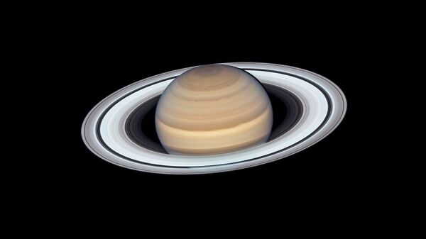 Снимок Сатурна, сделанный при помощи телескопа Хаббл - Sputnik Грузия