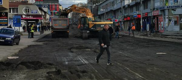 გზის რემონტი გლდანში გზის რემონტი გლდანში - Sputnik საქართველო