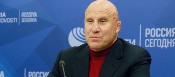 Президент Федерации спортивной борьбы России, вице-президент Объединенного мира борьбы (UWW), олимпийский чемпион Михаил Мамиашвили - Sputnik Грузия