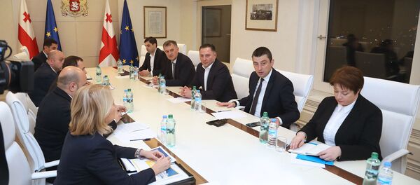 Премьер-министр Грузии Георгий Гахария - Sputnik Грузия