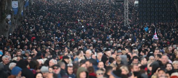 „ქართული ოცნების“ მრავალათასიანი მიტინგი - Sputnik საქართველო