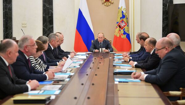 Президент РФ В. Путин провел заседание Комиссии по вопросам ВТС - Sputnik Грузия