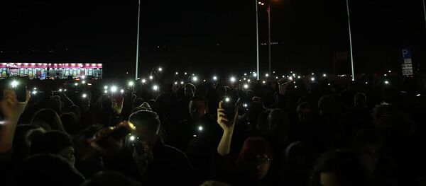 Акция протеста гражданских активистов и оппозиции в связи с гибелью 15-летнего подростка у здания МВД - Sputnik Грузия