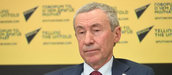 Председатель временной комиссии СФ по защите государственного суверенитета и предотвращению вмешательства во внутренние дела РФ, заместитель председателя Комитета СФ по международным делам Андрей Климов - Sputnik Грузия
