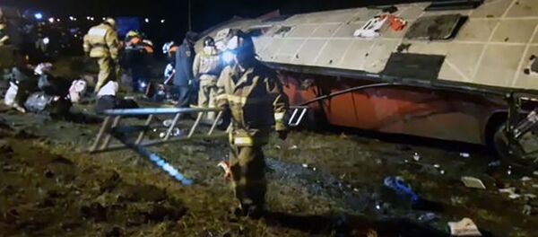 В ДТП с автобусом в Липецкой области пострадали девять человек - Sputnik Грузия