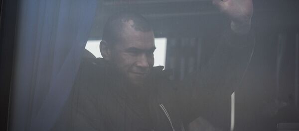 უკრაინული მხარის მიერ დაბრუნებული ტყვე უკრაინული მხარის მიერ დაბრუნებული ტყვე - Sputnik საქართველო