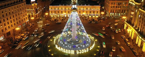 საახალწლოდ მორთული თბილისი - Sputnik საქართველო