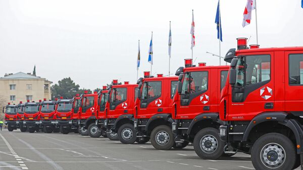 ახალი სახანძრო ტექნიკა გერმანიიდან - Sputnik საქართველო