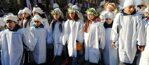 ანგელოზი ბავშვები და ბიბლიური პერსონაჟები: ალილო თბილისში ანგელოზი ბავშვები და ბიბლიური პერსონაჟები: ალილო თბილისში - Sputnik საქართველო