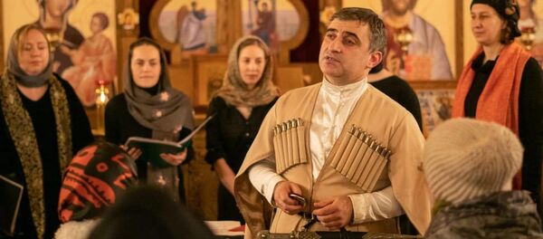 Руководитель хора грузинской песни Шио Мушкудиани Руководитель хора грузинской песни Шио Мушкудиани - Sputnik Грузия