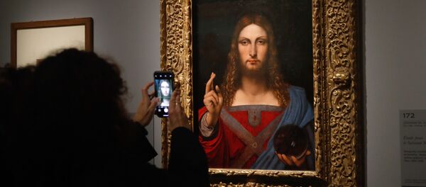 Картина Леонардо да Винчи Спаситель мира - Sputnik Грузия